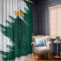 Cameroon Basketball Custom Window Curtain Come On Indomitable Lions - Wonder Print Shop