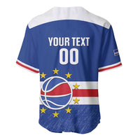 Cape Verde Basketball Custom Baseball Jersey Come On Blue Sharks - Wonder Print Shop