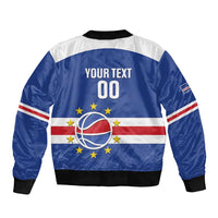 Cape Verde Basketball Custom Bomber Jacket Come On Blue Sharks - Wonder Print Shop