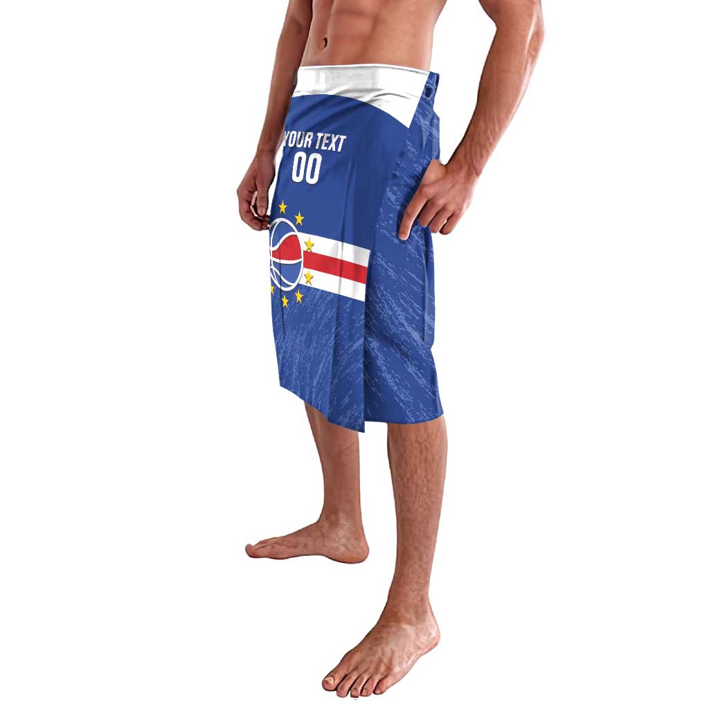 Cape Verde Basketball Custom Lavalava Come On Blue Sharks - Wonder Print Shop