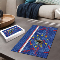 Personalized Santiago Cabo Verde Puzzle Map With Farol de Dona Maria Pia