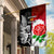 New Zealand And England Rugby Garden Flag 2023 World Cup All Black Combine Red Roses - Wonder Print Shop