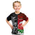 New Zealand And England Rugby Kid T Shirt 2023 World Cup All Black Combine Red Roses - Wonder Print Shop