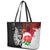 New Zealand And England Rugby Leather Tote Bag 2023 World Cup All Black Combine Red Roses - Wonder Print Shop