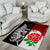 Custom New Zealand And England Rugby Area Rug 2023 World Cup All Black Combine Red Roses - Wonder Print Shop