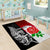 Custom New Zealand And England Rugby Area Rug 2023 World Cup All Black Combine Red Roses - Wonder Print Shop