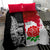 Custom New Zealand And England Rugby Bedding Set 2023 World Cup All Black Combine Red Roses - Wonder Print Shop