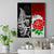 Custom New Zealand And England Rugby Canvas Wall Art 2023 World Cup All Black Combine Red Roses - Wonder Print Shop