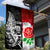 Custom New Zealand And England Rugby Garden Flag 2023 World Cup All Black Combine Red Roses - Wonder Print Shop