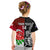 Custom New Zealand And England Rugby Kid T Shirt 2023 World Cup All Black Combine Red Roses - Wonder Print Shop