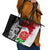 Custom New Zealand And England Rugby Leather Tote Bag 2023 World Cup All Black Combine Red Roses - Wonder Print Shop