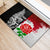 Custom New Zealand And England Rugby Rubber Doormat 2023 World Cup All Black Combine Red Roses - Wonder Print Shop