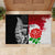 Custom New Zealand And England Rugby Rubber Doormat 2023 World Cup All Black Combine Red Roses - Wonder Print Shop