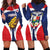 Panama Golden Frog Hoodie Dress Coat Of Arms - Sporty Style