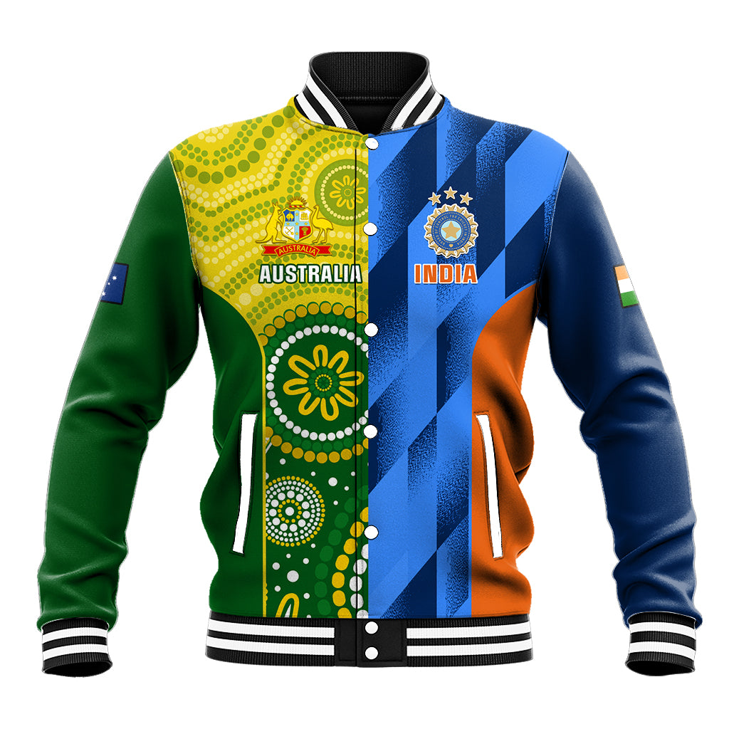 Australia And India Cricket Baseball Jacket 2023 World Cup Final Together - Wonder Print Shop