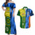 Australia And India Cricket Couples Matching Off Shoulder Maxi Dress and Hawaiian Shirt 2023 World Cup Final Together - Wonder Print Shop