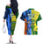 Australia And India Cricket Couples Matching Off The Shoulder Long Sleeve Dress and Hawaiian Shirt 2023 World Cup Final Together - Wonder Print Shop