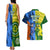 Australia And India Cricket Couples Matching Tank Maxi Dress and Hawaiian Shirt 2023 World Cup Final Together - Wonder Print Shop