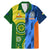 Australia And India Cricket Family Matching Mermaid Dress and Hawaiian Shirt 2023 World Cup Final Together - Wonder Print Shop