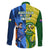 Australia And India Cricket Family Matching Short Sleeve Bodycon Dress and Hawaiian Shirt 2023 World Cup Final Together - Wonder Print Shop