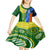 Australia And India Cricket Kid Short Sleeve Dress 2023 World Cup Final Together - Wonder Print Shop