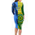 Australia And India Cricket Long Sleeve Bodycon Dress 2023 World Cup Final Together - Wonder Print Shop