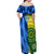 Australia And India Cricket Off Shoulder Maxi Dress 2023 World Cup Final Together - Wonder Print Shop