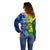 Australia And India Cricket Off Shoulder Sweater 2023 World Cup Final Together - Wonder Print Shop