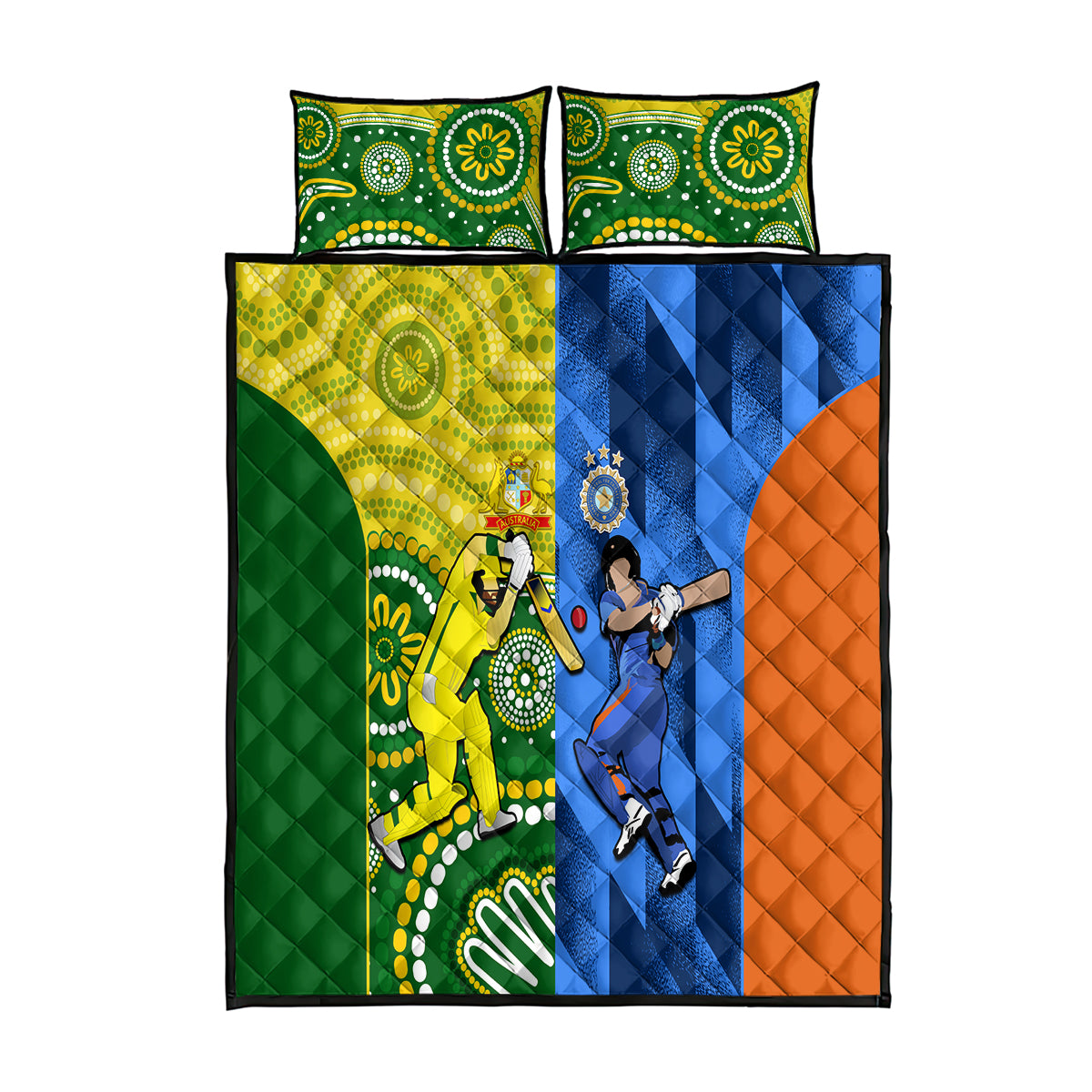 australia-and-india-cricket-quilt-bed-set-2023-world-cup-final-together