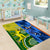 Custom Australia And India Cricket Area Rug 2023 World Cup Final Together - Wonder Print Shop