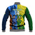 Custom Australia And India Cricket Baseball Jacket 2023 World Cup Final Together - Wonder Print Shop