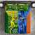 Custom Australia And India Cricket Bedding Set 2023 World Cup Final Together - Wonder Print Shop