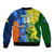 Custom Australia And India Cricket Bomber Jacket 2023 World Cup Final Together - Wonder Print Shop