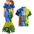 Custom Australia And India Cricket Couples Matching Mermaid Dress and Hawaiian Shirt 2023 World Cup Final Together - Wonder Print Shop