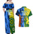 Custom Australia And India Cricket Couples Matching Off Shoulder Maxi Dress and Hawaiian Shirt 2023 World Cup Final Together - Wonder Print Shop