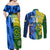 Custom Australia And India Cricket Couples Matching Off Shoulder Maxi Dress and Long Sleeve Button Shirt 2023 World Cup Final Together - Wonder Print Shop