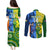 Custom Australia And India Cricket Couples Matching Puletasi Dress and Long Sleeve Button Shirt 2023 World Cup Final Together - Wonder Print Shop