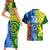 Custom Australia And India Cricket Couples Matching Short Sleeve Bodycon Dress and Hawaiian Shirt 2023 World Cup Final Together - Wonder Print Shop