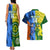 Custom Australia And India Cricket Couples Matching Tank Maxi Dress and Hawaiian Shirt 2023 World Cup Final Together - Wonder Print Shop