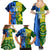 Custom Australia And India Cricket Family Matching Summer Maxi Dress and Hawaiian Shirt 2023 World Cup Final Together - Wonder Print Shop