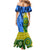 Custom Australia And India Cricket Mermaid Dress 2023 World Cup Final Together - Wonder Print Shop