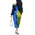 Custom Australia And India Cricket Off The Shoulder Long Sleeve Dress 2023 World Cup Final Together - Wonder Print Shop