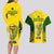 Australia Cricket Couples Matching Long Sleeve Bodycon Dress and Hawaiian Shirt World Cup Go Champions 2023 Indigenous - Wonder Print Shop