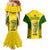 Australia Cricket Couples Matching Mermaid Dress and Hawaiian Shirt World Cup Go Champions 2023 Indigenous - Wonder Print Shop