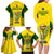 Australia Cricket Family Matching Long Sleeve Bodycon Dress and Hawaiian Shirt World Cup Go Champions 2023 Indigenous - Wonder Print Shop