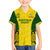 Australia Cricket Family Matching Off Shoulder Short Dress and Hawaiian Shirt World Cup Go Champions 2023 Indigenous - Wonder Print Shop