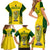 Australia Cricket Family Matching Short Sleeve Bodycon Dress and Hawaiian Shirt World Cup Go Champions 2023 Indigenous - Wonder Print Shop