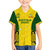 Australia Cricket Family Matching Short Sleeve Bodycon Dress and Hawaiian Shirt World Cup Go Champions 2023 Indigenous - Wonder Print Shop