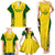 Australia Cricket Family Matching Tank Maxi Dress and Hawaiian Shirt World Cup Go Champions 2023 Indigenous - Wonder Print Shop