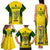 Australia Cricket Family Matching Tank Maxi Dress and Hawaiian Shirt World Cup Go Champions 2023 Indigenous - Wonder Print Shop